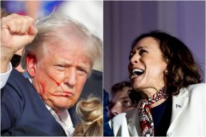 Donald Trump i Kamala Harris.