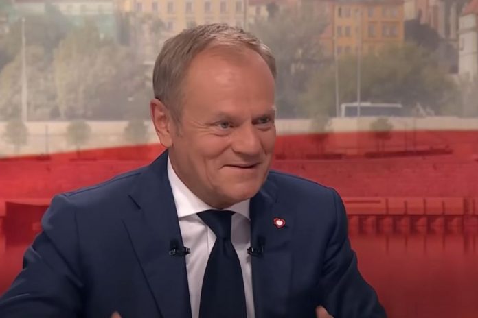 Donald Tusk w TVP Info