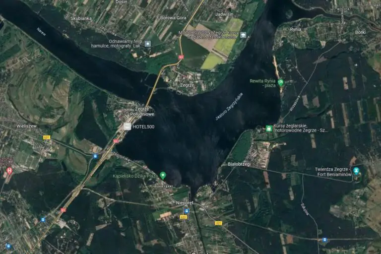 Jezioro Zegrzyńskie. Obrazek ilustracyjny. Foto: google maps