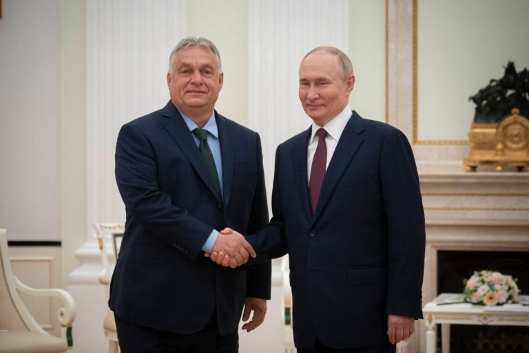Premier Węgier Viktor Orban i prezydent Federacji Rosyjskiej Władimir Putin. Foto: PAP/EPA