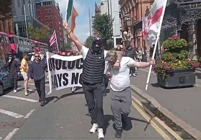 Belfast marsz protestu,. Źródło: tik-tok