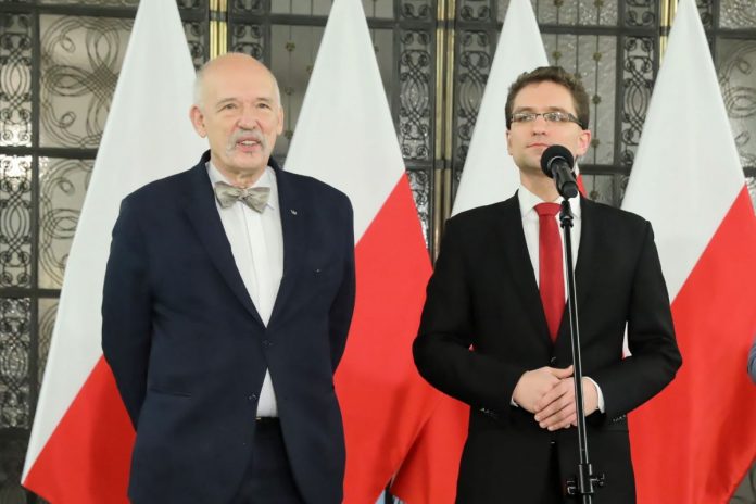 Janusz Korwin-Mikke oraz Michał Wawer.