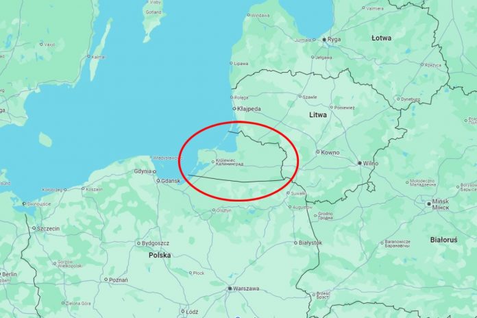 Obwód kaliningradzki. Obrazek ilustracyjny. Źródło: google maps