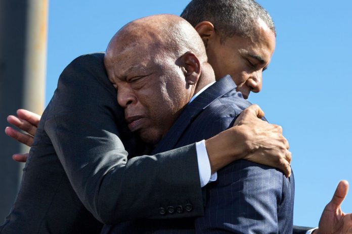 Barack Obama oraz John Lewis.