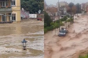 Poziom wody w Kłodzki pobił wszystkie dotychczasowe rekordy. Foto: X