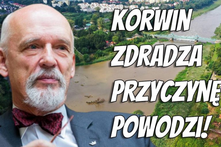 Janusz Korwin-Mikke o powodzi.