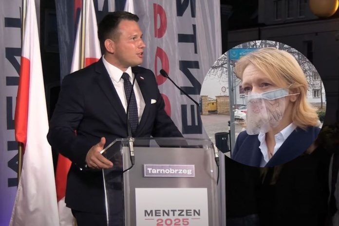 Sławomir Mentzen oraz Małgorzata Zych.