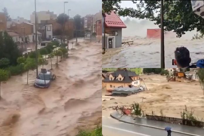 Powódź w południowej Polsce.