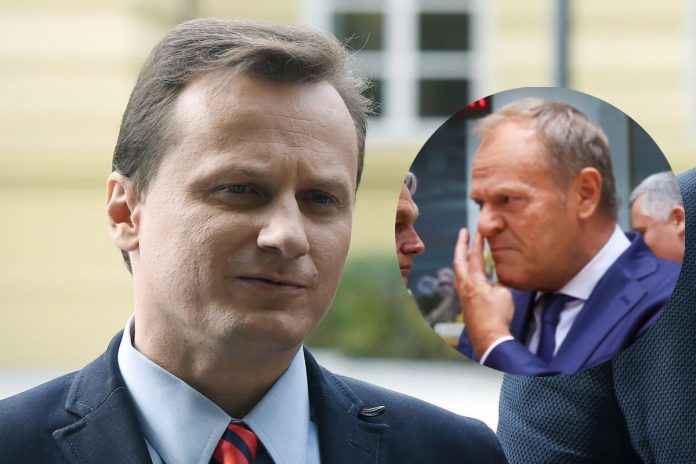 Tomasz Sommer oraz Donald Tusk.