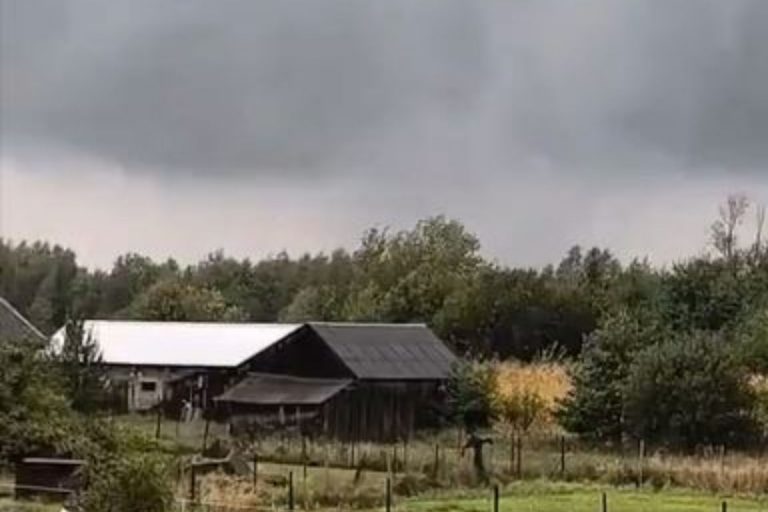 Trąba powietrzna na Mazowszu