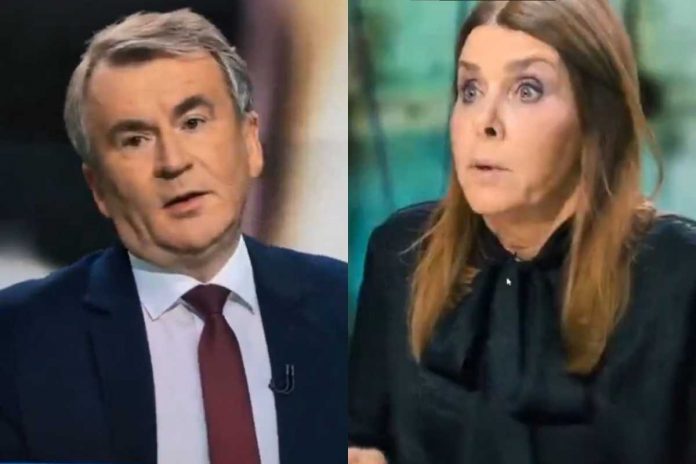 Sędzia Sądu Najwyższego Zbigniew Kapiński oraz funkcjonariuszka TVN-u Katarzyna Kolenda-Zaleska