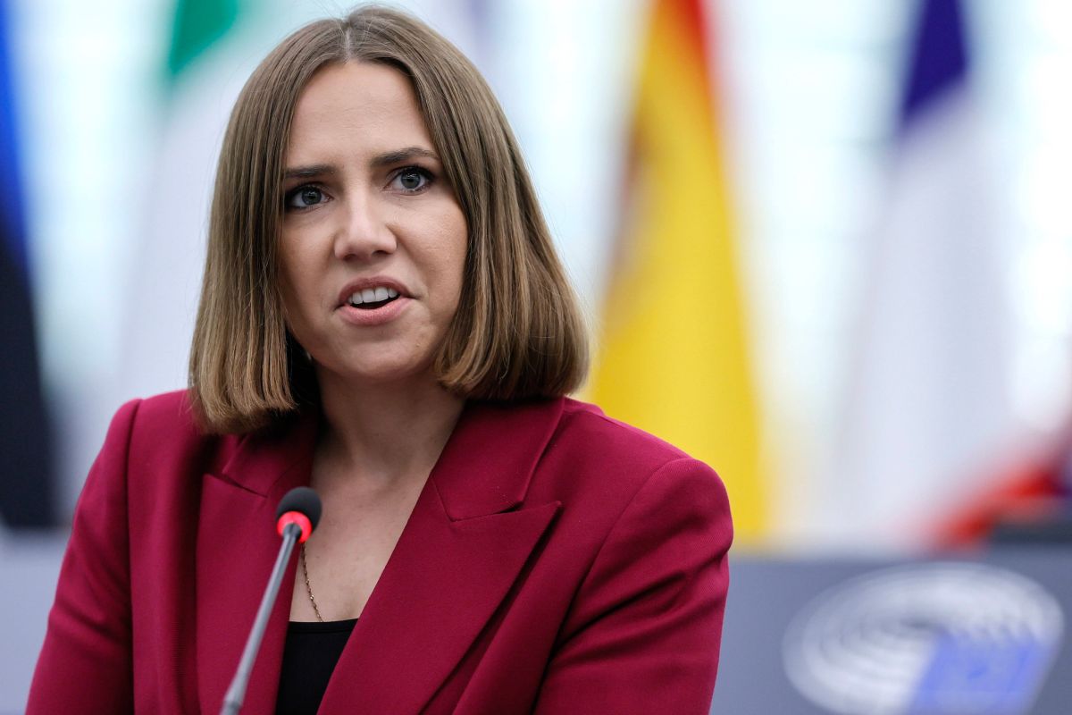 Bryłka broni Polski w Parlamencie Europejskim. 