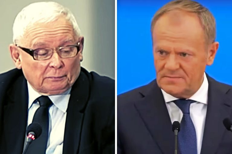 Jarosław Kaczyński i Donald Tusk. / Foto: YT (screen)