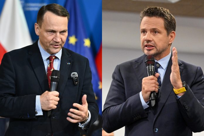 Radosław Sikorski oraz Rafał Trzaskowski.