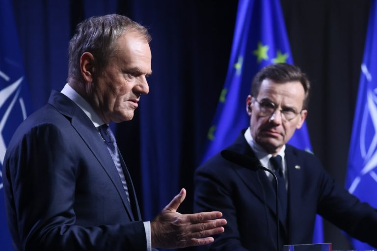 Donald Tusk i Ulf Kristersson. Foto: PAP