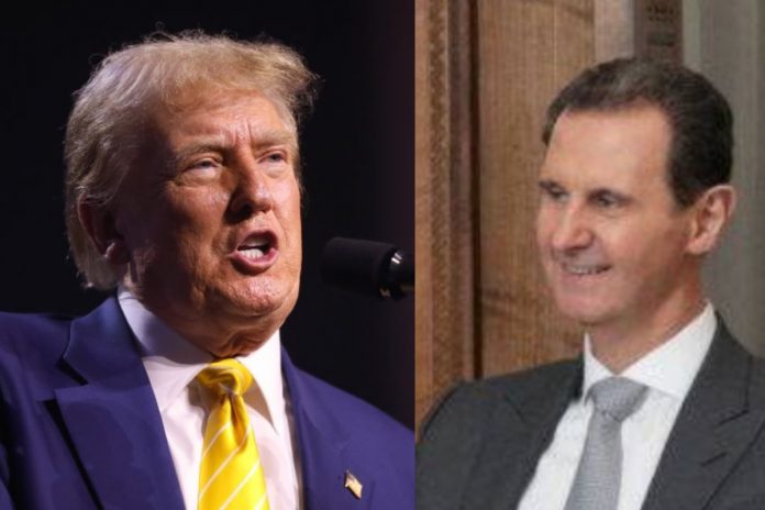 Donald Trump Baszar al-Assad