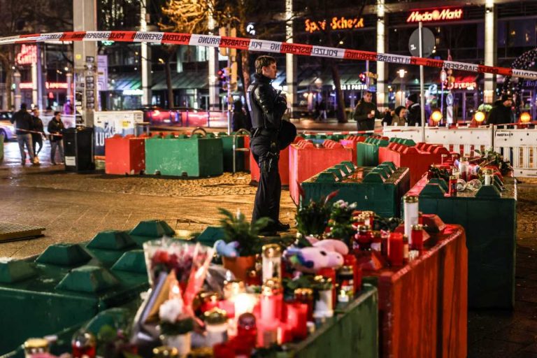 Miejsce zamachu terrorystycznego na jarmark bożonarodzeniowy w Magdeburgu.