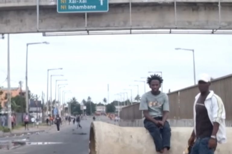 maputo mozambik protest