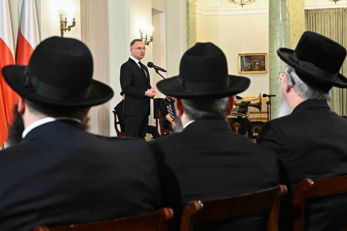 Duda ugościł Żydów. W Pałacu Prezydenckim przywołano Talmud. „Brzydkie zapachy ’68 unoszą się”