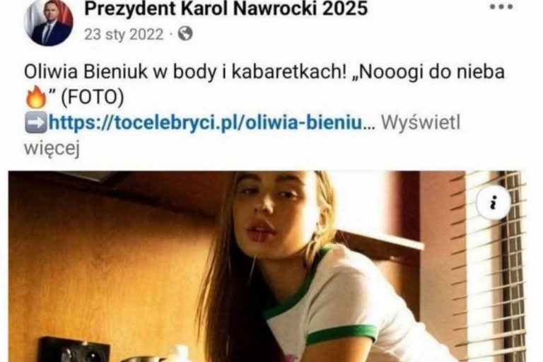 oliwia bieniuk karol nawrocki body kabaretki