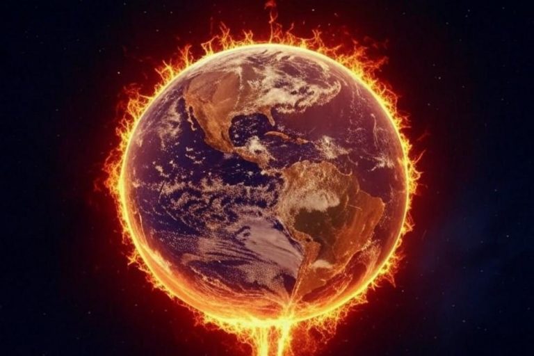 planeta płonie klimatyzm globalne ocieplenie