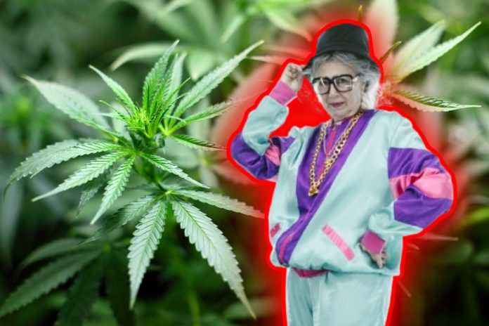 marihuana konopie indyjskie seniorka babcia