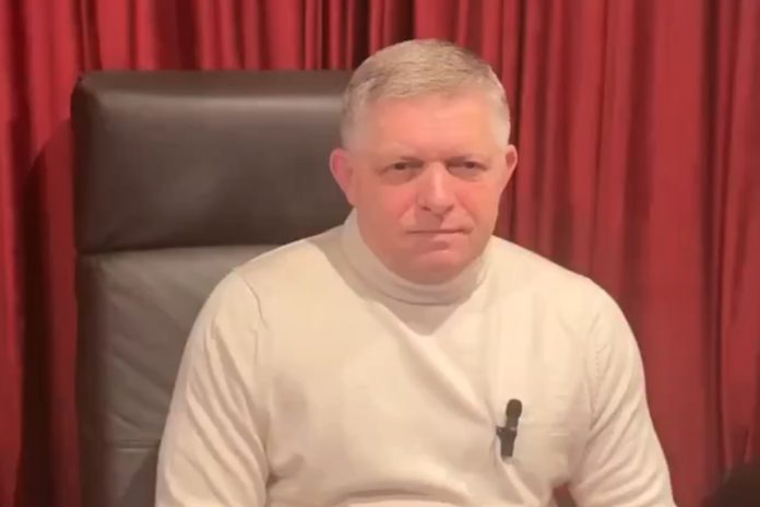 Premier Słowacji Robert Fico. Foto: print screen X