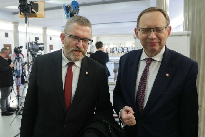 Grzegorz Braun i Roman Fritz.