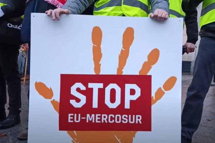 Rolnicy protestują przeciwko umowie UE - Mercosur