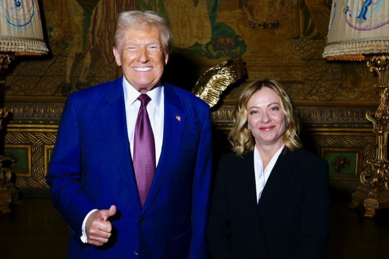 Donald Trump i Giorgia Meloni. Foto: X