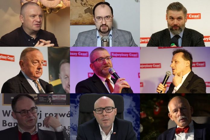 Łukasz Warzecha, Radosław Piwowarczyk, Roman Warszawski, Stanisław Michalkiewicz, Grzegorz Braun, Tomasz Sommer, Adam Wielomski, Marcin Rola oraz Janusz Korwin-Mikke.