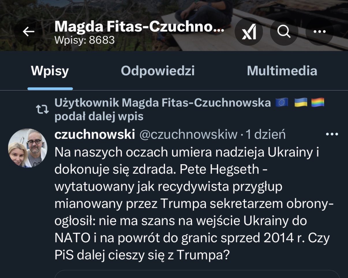 Źródło: Magdalena Fitas-Czuchnowska, x.com