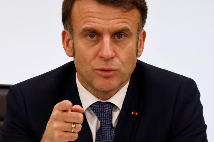 Prezydent Francji Emmanuel Macron. Foto: PAP/EPA