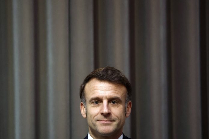 Prezydent Francji Emmanuel Macron. Foto: PAP/EPA