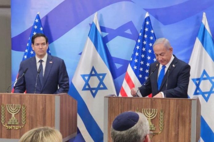 Sekretarz Stanu USA Marco Rubio i premier Izraela Benjamin Netanjahu. Foto: X