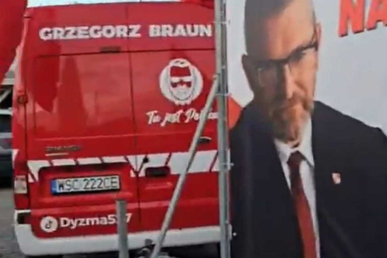 Braunbus Grzegorz Braun kampania prezydencka 2025