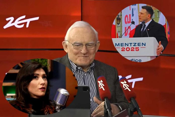 Leszek Miller oraz Ewa Zajączkowska-Hernik i Sławomir Mentzen