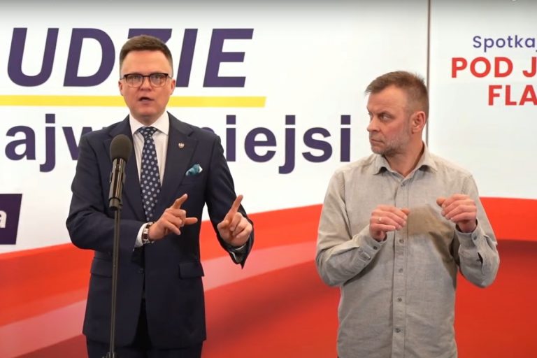 Szkoda machać rękami na tłumaczenie słów Szymona Hołowni. Foto: print screen YT/Szymon Hołownia