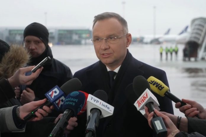 Prezydent Andrzej Duda. Foto: print screen X/Kancelaria prezydenta