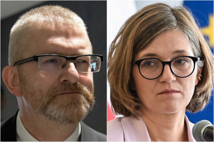 Grzegorz Braun i Magdalena Biejat.