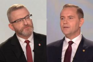 Grzegorz Braun oraz Karol Nawrocki.