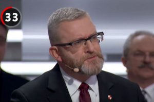 Grzegorz Braun na debacie prezydenckiej "Super Expressu".
