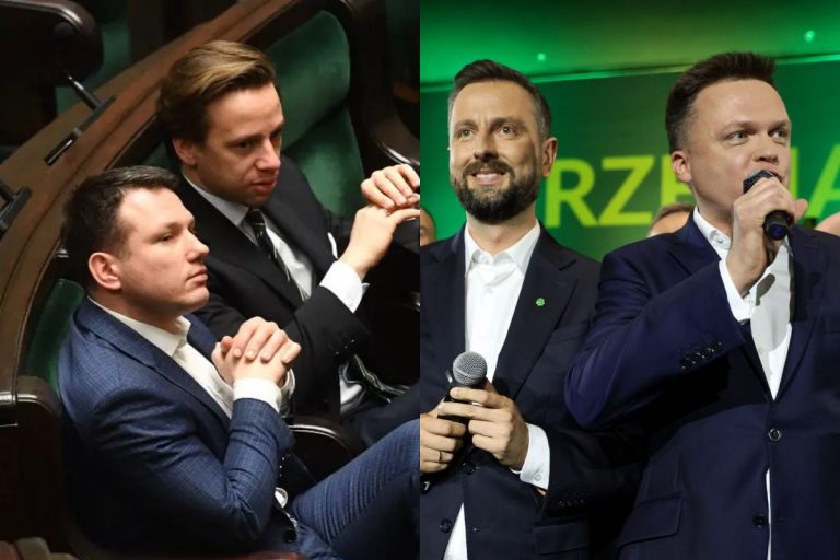 Sławomir Mentzen i Krzysztof Bosak oraz Władysław Kosiniak-Kamysz i Szymon Hołownia.