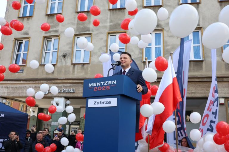Sławomir Mentzen w Zabrzu.