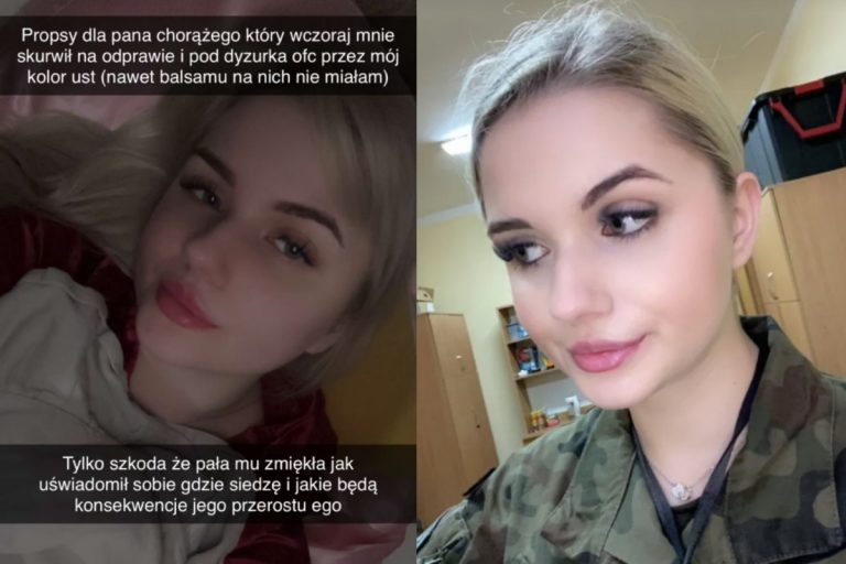 Zdjęcia żołnierza WP, fot. screen X, kolaż