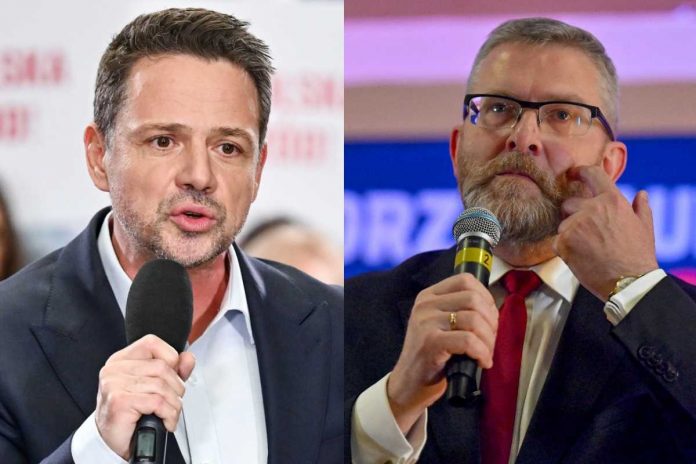 Rafał Trzaskowski i Grzegorz Braun