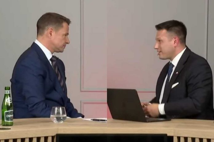 Rafał Trzaskowski oraz Sławomir Mentnzen.