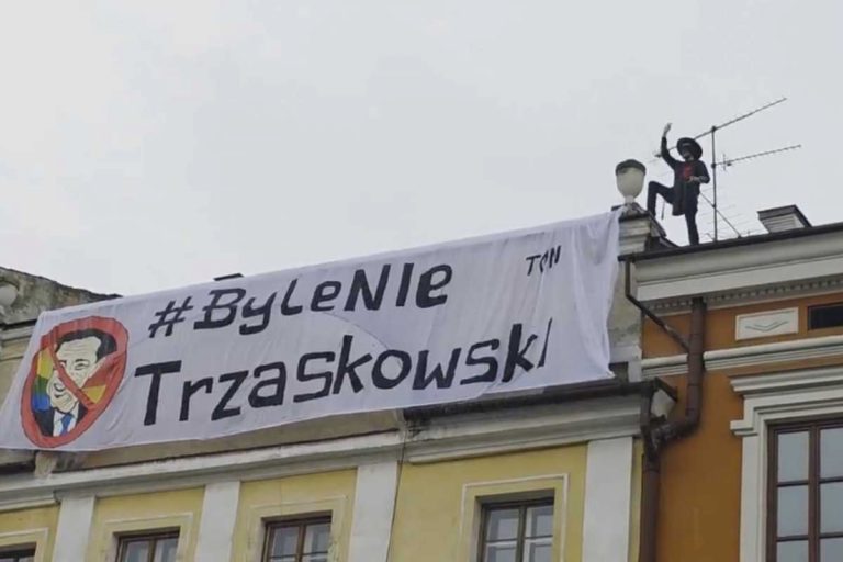 "Zorro" z Tarnowa. Byle nie Trzaskowski