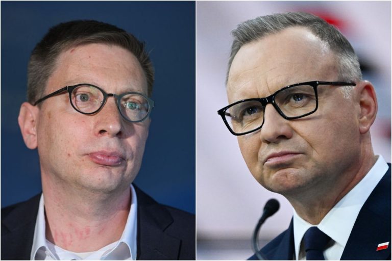 Michał Bilewicz i Andrzej Duda.