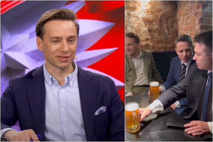 Krzysztof Bosak o piwie Mentzena z Trzaskowskim i Sikorskim.